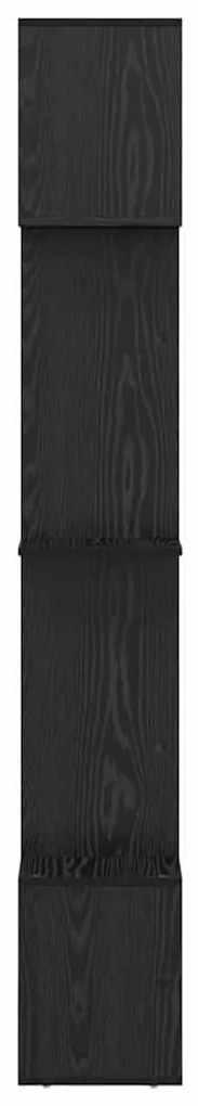 Könyvespolc Musta tammi 92 x 29 x 188 cm Faanyag
