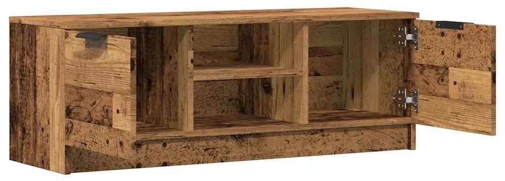 TV szekrény Régi fa 102x35x36,5 cm Gépelt fa