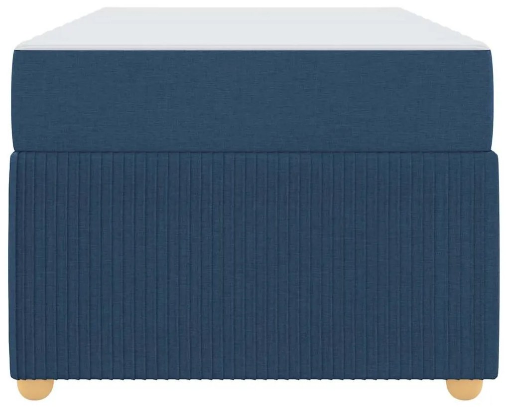 Ágykeret matraccal matracmal Kék 80 x 200 cm szövet