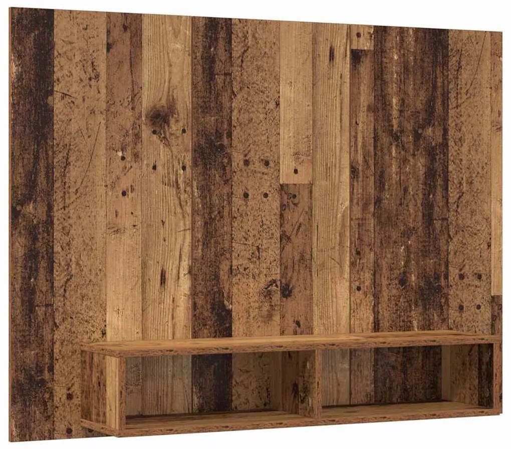 Fali TV Szekrény Régi fa 120 x 23.5 x 90 cm Faanyag