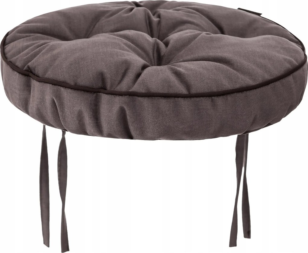 Kerek székpárna csomózott zsámoly 38 cm