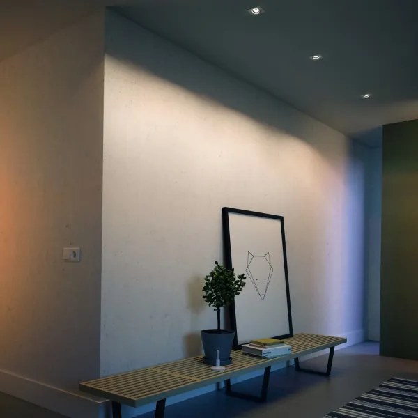 Philips 50193/31/PN- SZETT 3x LED RGBW, dimmelhető süllyesztett spotlámpa 1xGU10/4,8W/230V fehér + távirányító