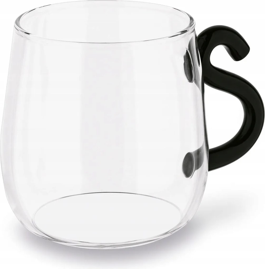 Boroszilikát pohár kávéhoz és teához macska 400ml