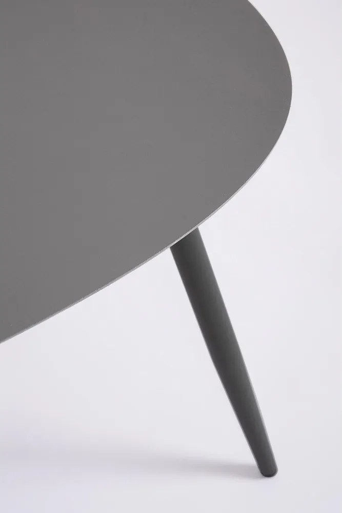 Acél kerti dohányzóasztal szett 2 db-os 73,5x77,5 cm Yvonne – Bizzotto