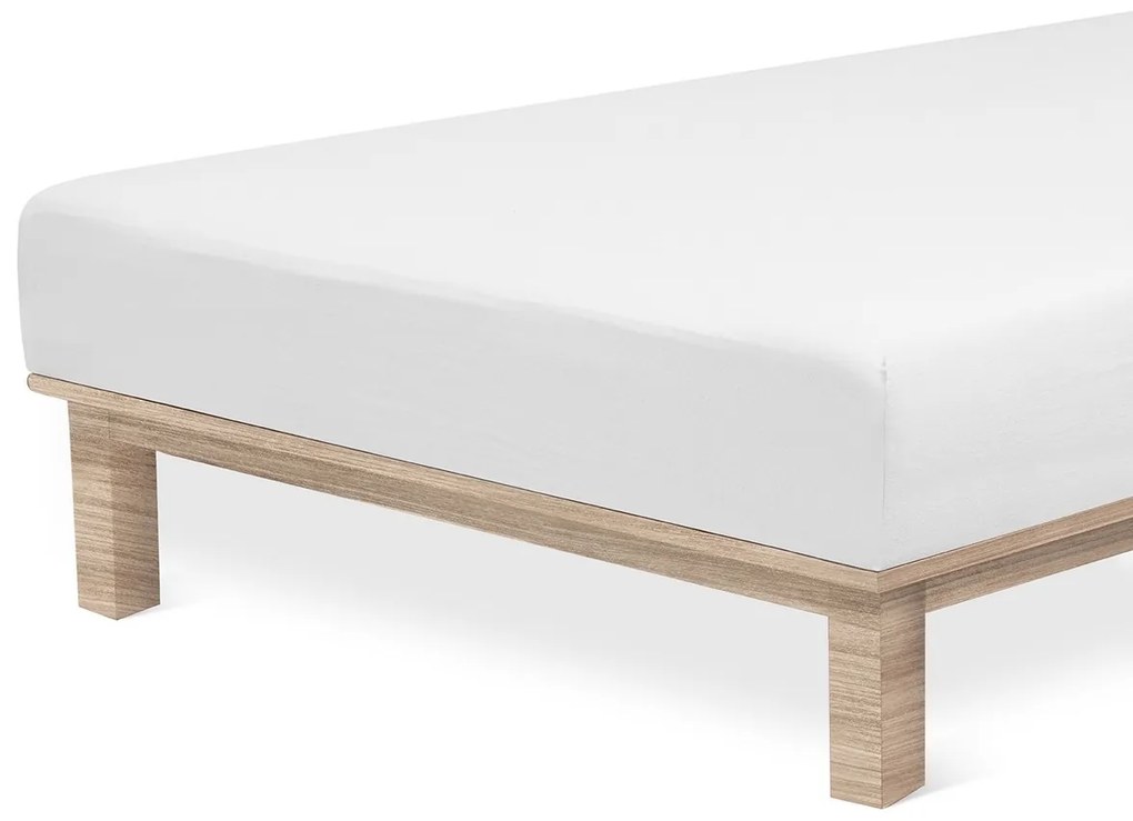 4Home jersey lepedő Luxury fehér , 180 x 200 cm, 180 x 200 cm