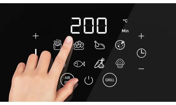 WMF - Forró levegős sütő MULTI TASTE 1550W/230V fekete