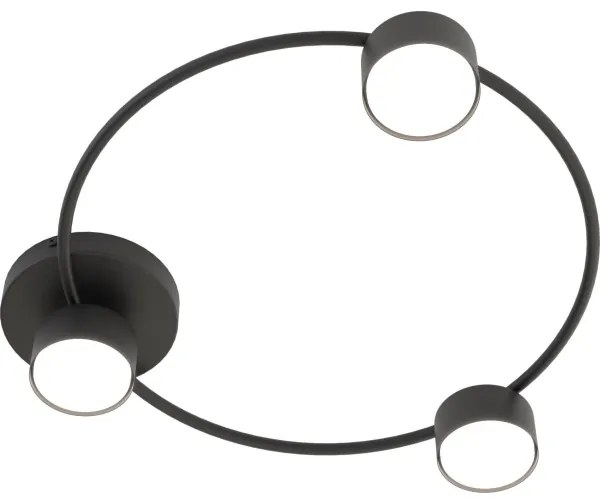 Mennyezeti lámpa LUCIO 3xGX53/12W/230V fekete