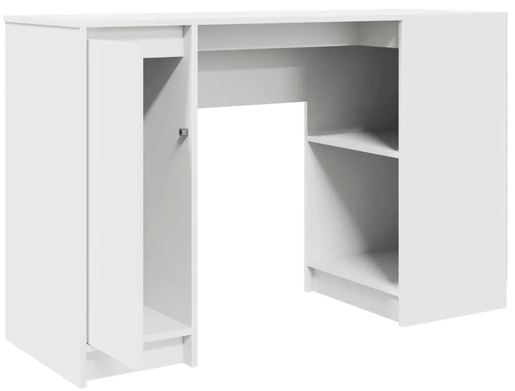 Fehér forgácslap íróasztal 120x42x76 cm