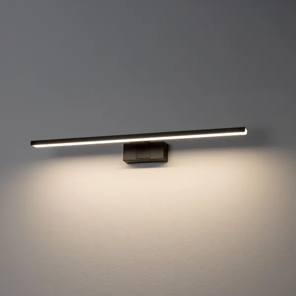 Aigostar - Fürdőszobai LED tükörvilágítás LED/12W/230V 4000K 60 cm IP44 fekete