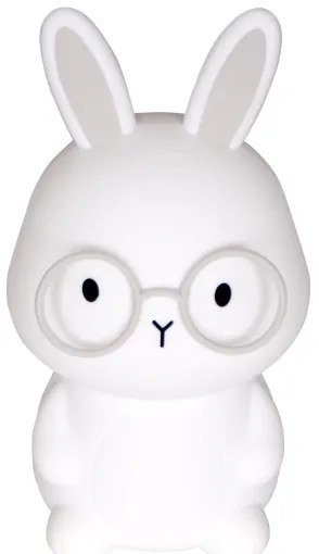 LED RGBW Dimmelhető gyermek érintős lámpa FLORKA LED/1W/5V USB 1200 mAh szürke