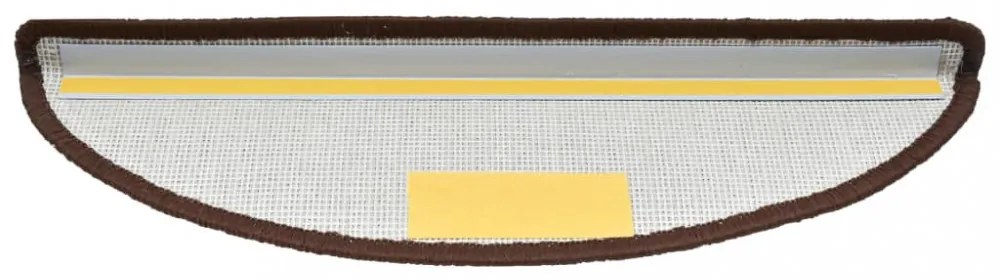 10 db barna lépcsőszőnyeg 56 x 17 x 3 cm