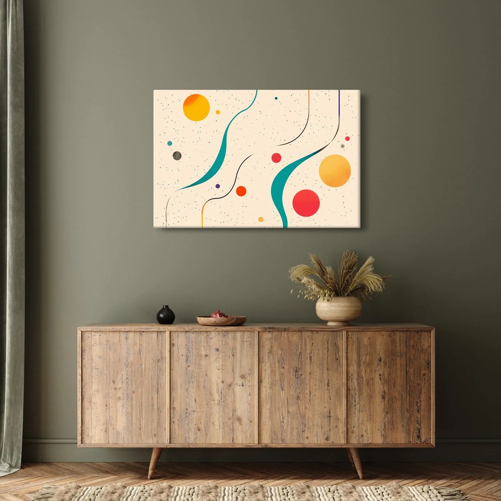 Kép - Minimalista színes illusztráció (90x60 cm)