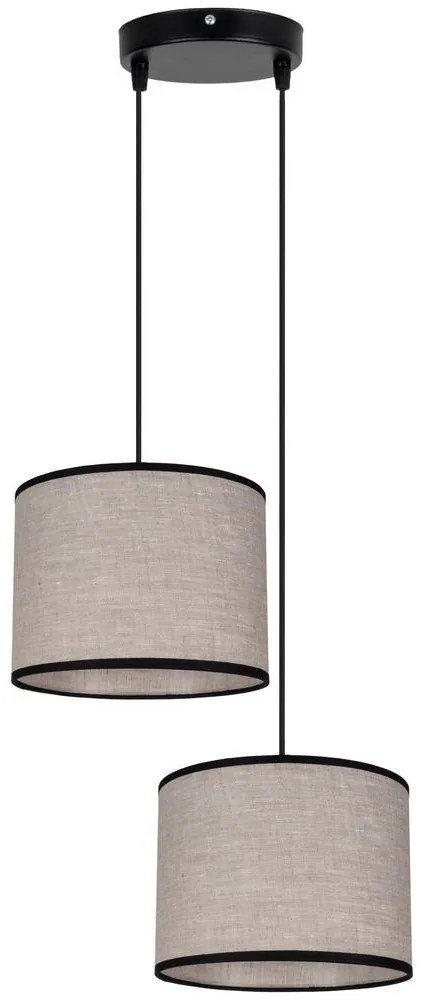 Csillár zsinóron NEXO 2xE27/60W/230V átm. 22 cm