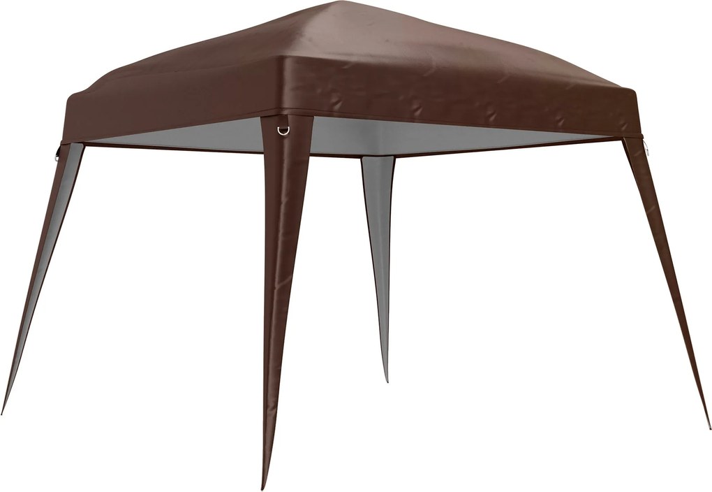 Outsunny Pavilon Cseretető 3x3 m Alap / 2.4x2.4 m Tető, Vízhatlan Pavilon Borítás Pop-Up Pavilonhoz, Tartós Parti Sátor Cseretető Egyedi Borítással Ke