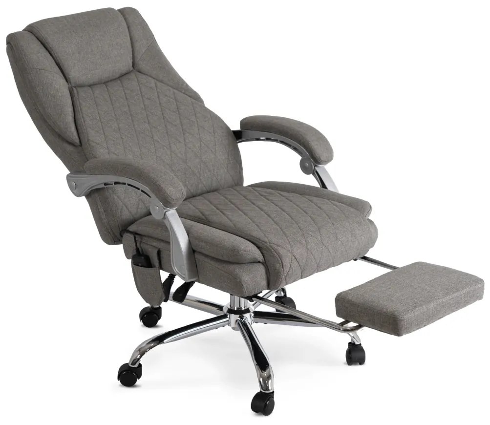 GIORGIO forgó masszázsfotel, szürke