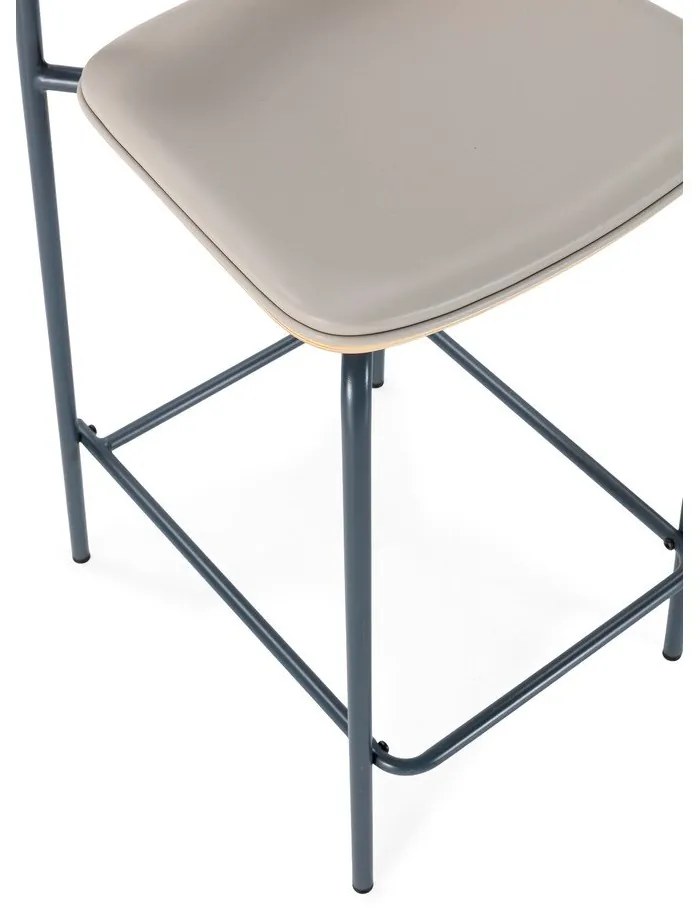 Bézs kárpitozott bárszék szett 2 db-os (ülésmagasság 65,5 cm) Saula – Marckeric