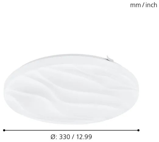 Eglo 99343 - LED Mennyezeti lámpa BENARIBA LED/14,6W/230V