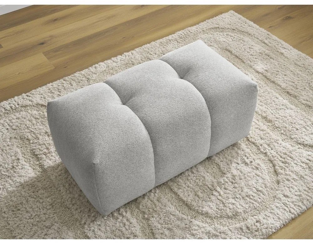 Világosszürke zsenília lábtartó Roxelane – Bobochic Paris