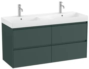 Fürdőszobaszekrény mosdóval Roca ONA 120x64,5x46 cm zöld mat ONA1202ZZM