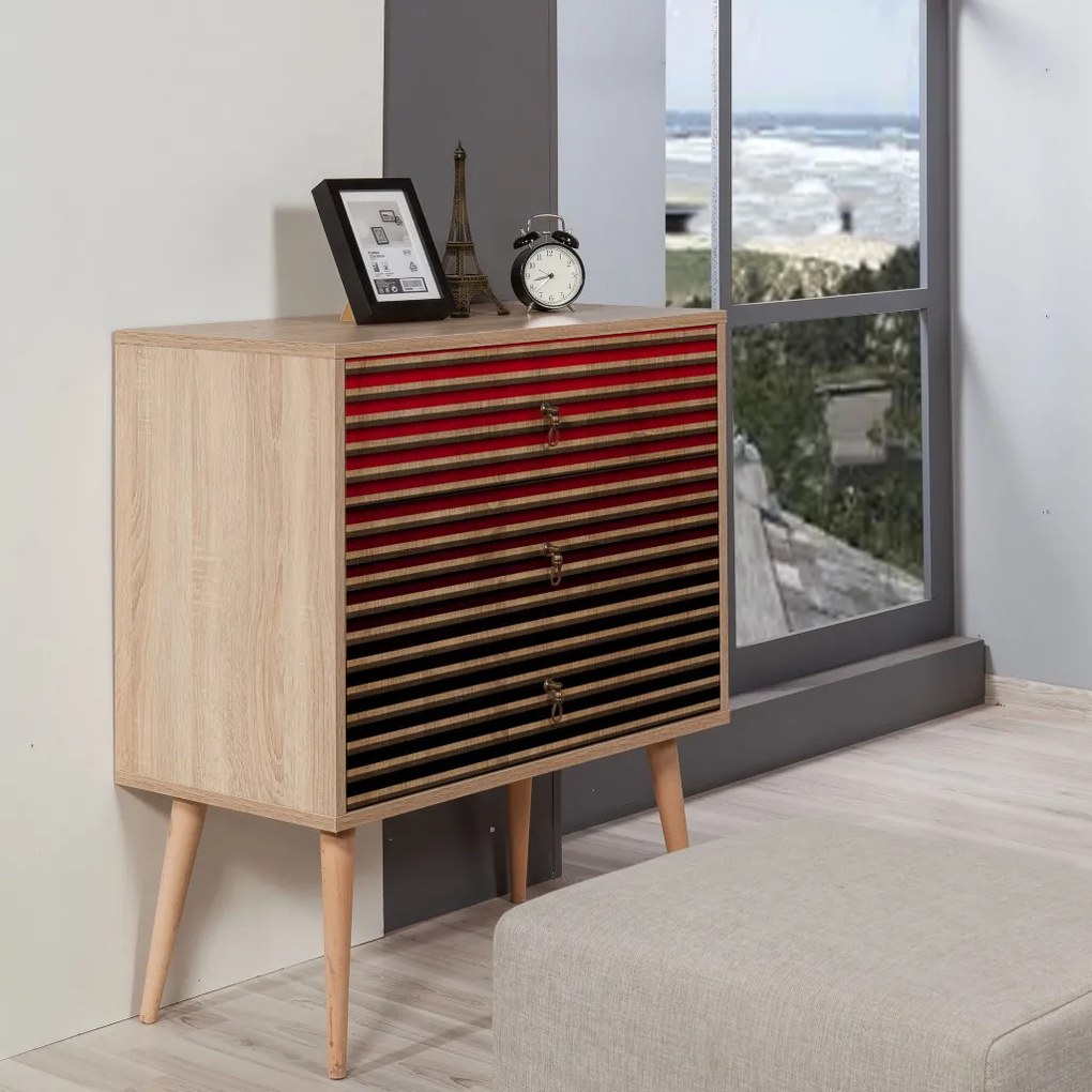 Trio komód, 80 cm – TR869VEL3433