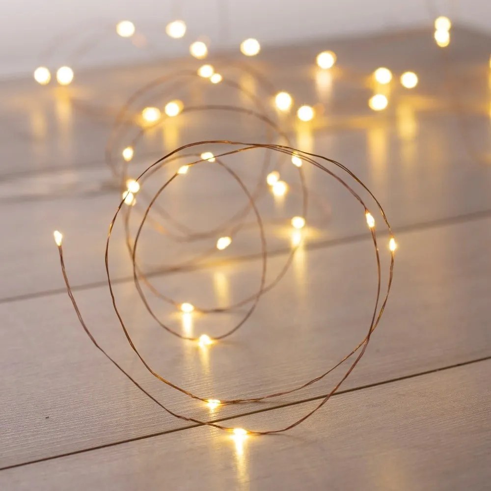Lights átlátszó LED fényfüzér, 240 izzóval, hosszúság 1,5 m - DecoKing
