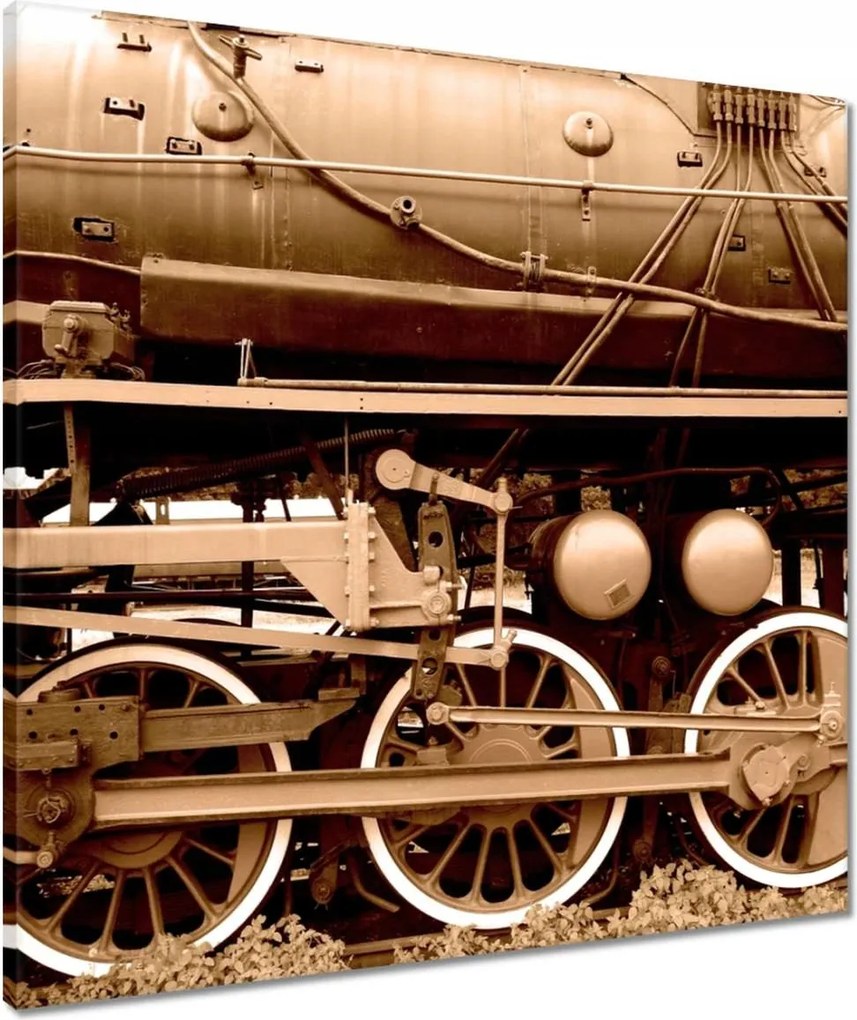 Vászonkép 60x60 Mozdony meghajtás