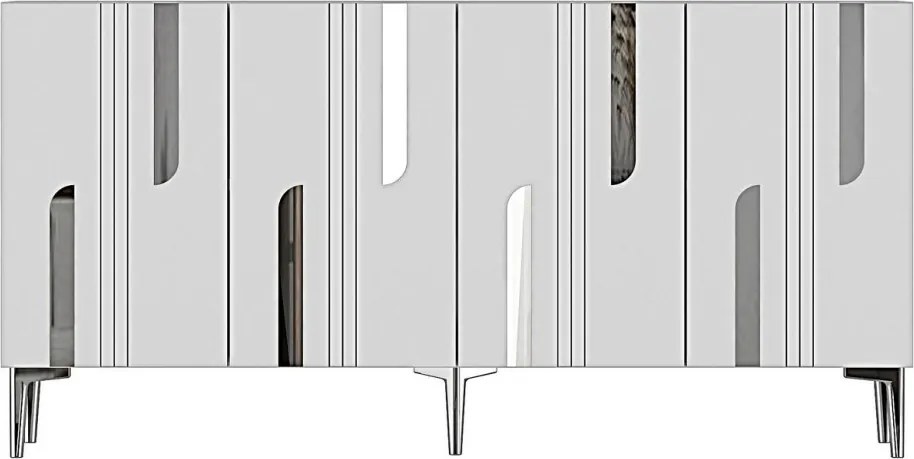 Nota 150 - Sapphire Oak, White, Silver