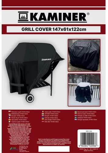 Kerti grillsütő takaró 147x61x122cm