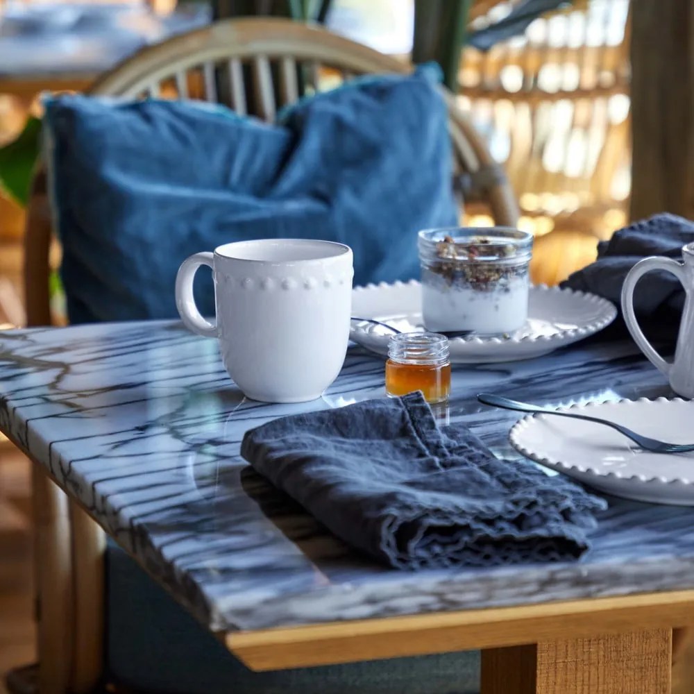 Beja fehér agyagkerámia bögre, 370 ml - Costa Nova