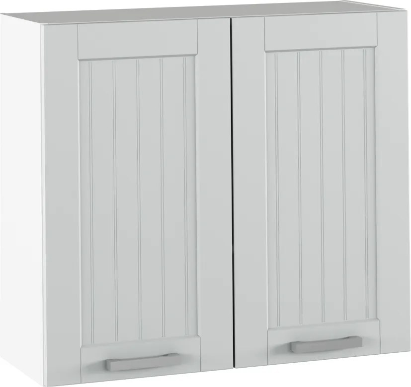 Felső szekrény, világosszürke/fehér, JULIA TYP 11