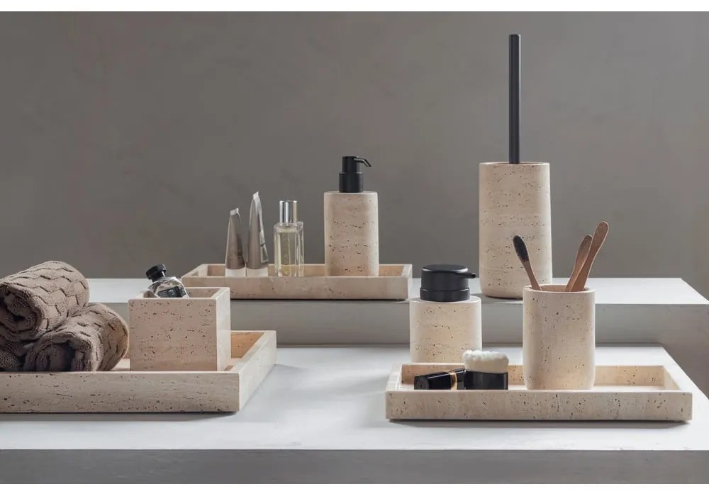 Bézs kő szappanadagoló 250 ml Travertine – Mette Ditmer Denmark