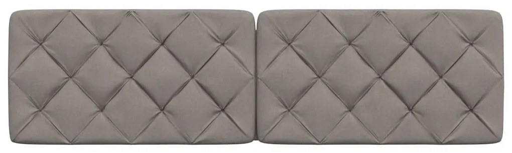 tópszínű szövet fejtámla párna 180 cm