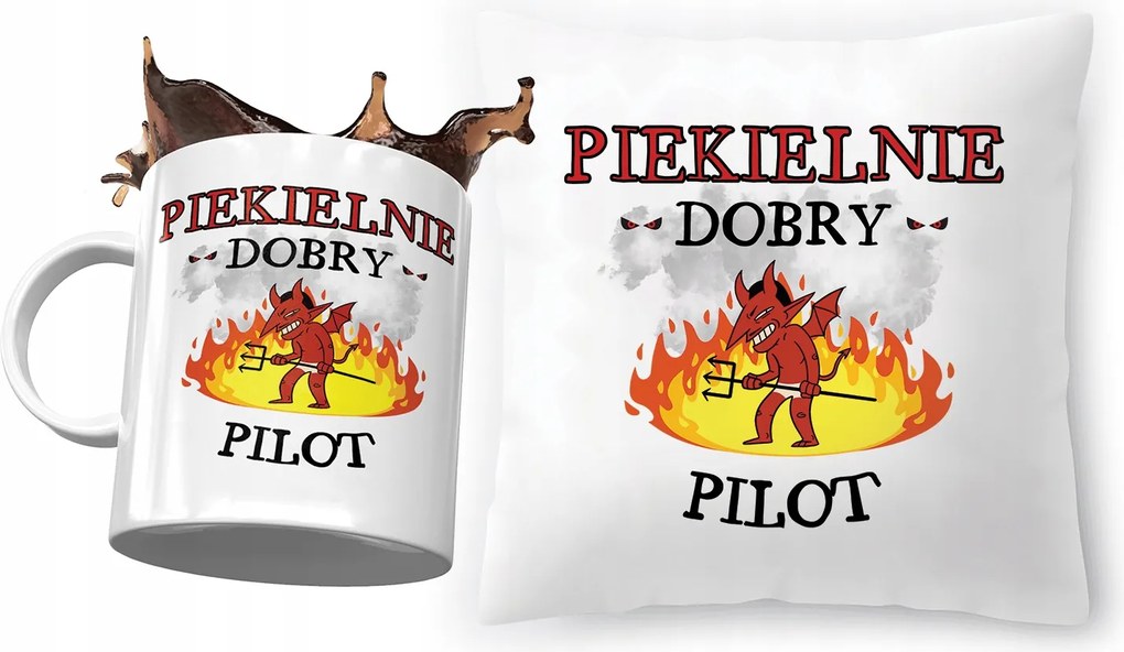 Távirányítós párna ajándék bögre szett fényképes nyomtatással