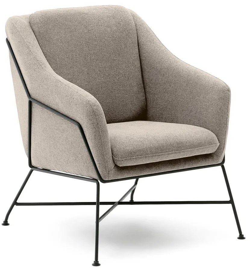 Bézs fotel Brida – Kave Home