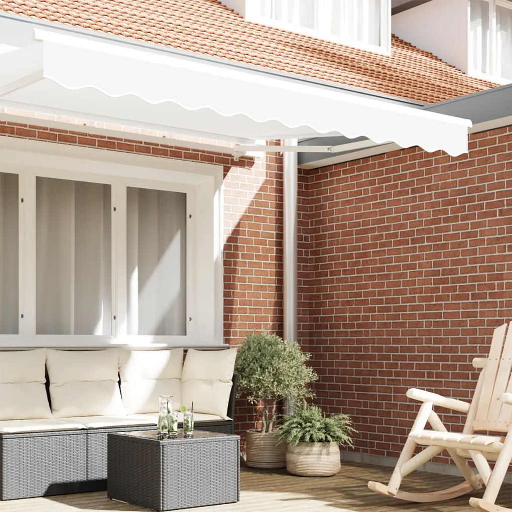 Napernyő Valance 3.5 m-es kerethez Fehér 3.3x0.2 m