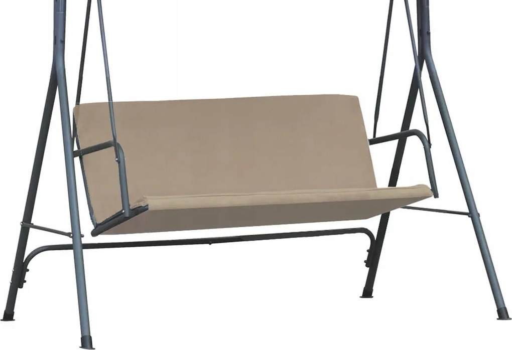 Kerti pad hintaülőke alátét 150 x 106 cm Bézs