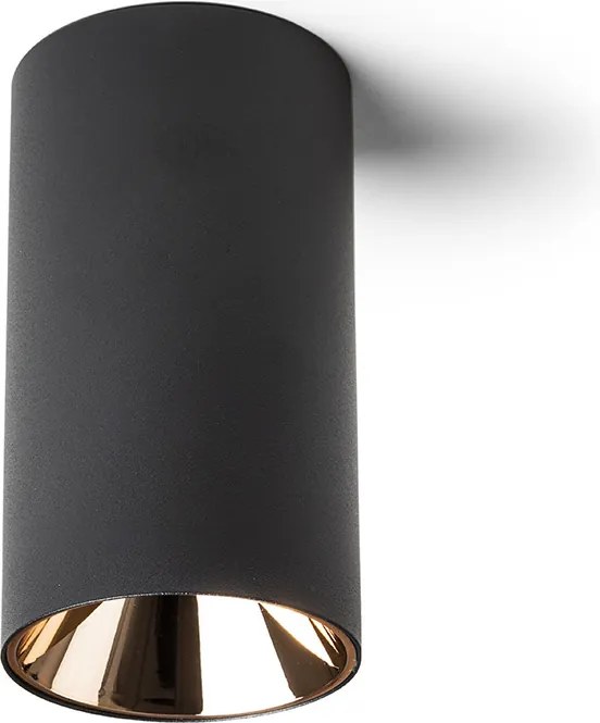 RENDL CANTO stropní bez dekoračního kroužku černá 230V LED GU10 8W