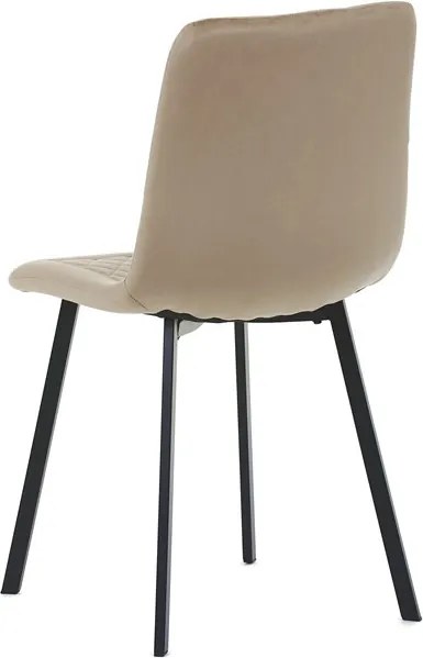 Sötét Bézs Bársony Étkezőszék. DCL-973 CAP4