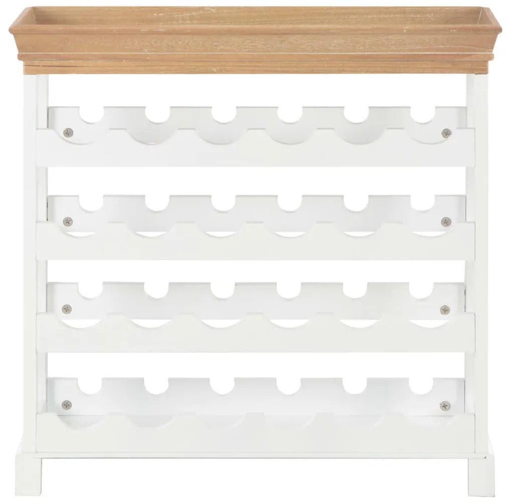 Fehér MDF borszekrény 70 x 22,5 x 70,5 cm
