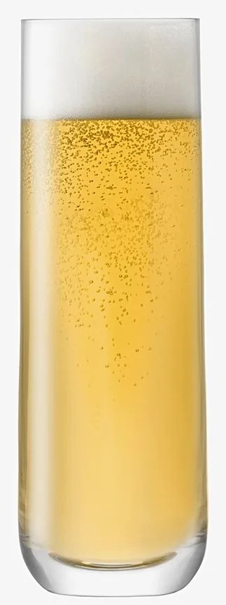 Vysoká sklenice Borough, 420 ml, čirá, set 4 ks - LSA International