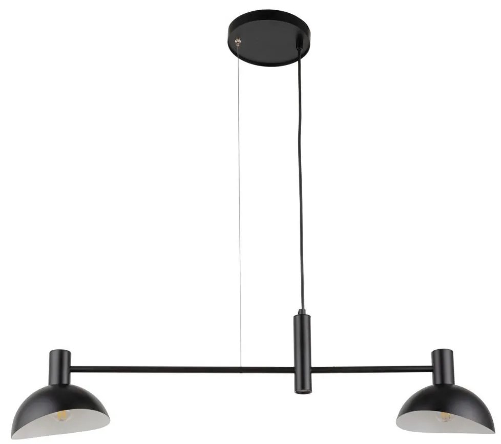 Csillár zsinóron ARTIS 2xE14/40W/230V fekete