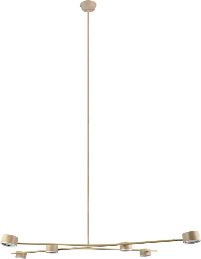 Bézs fém függőlámpa Coda – Trio Select