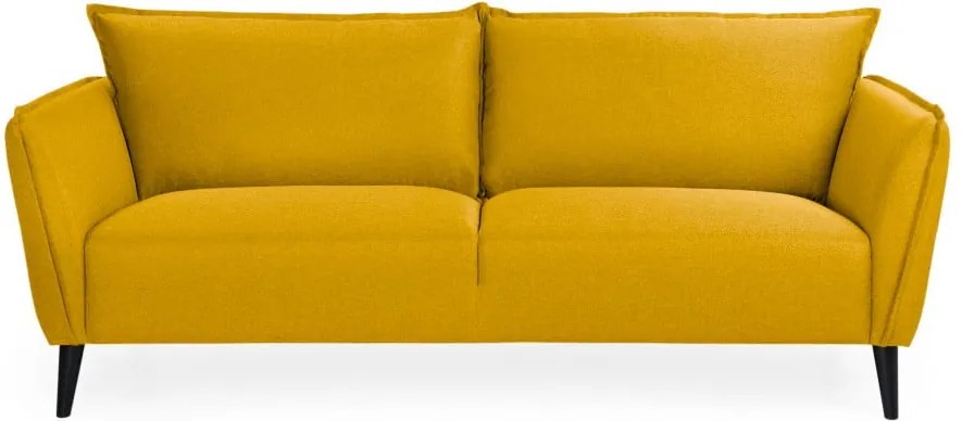 Retro sárga kanapé, 206 cm - Scandic