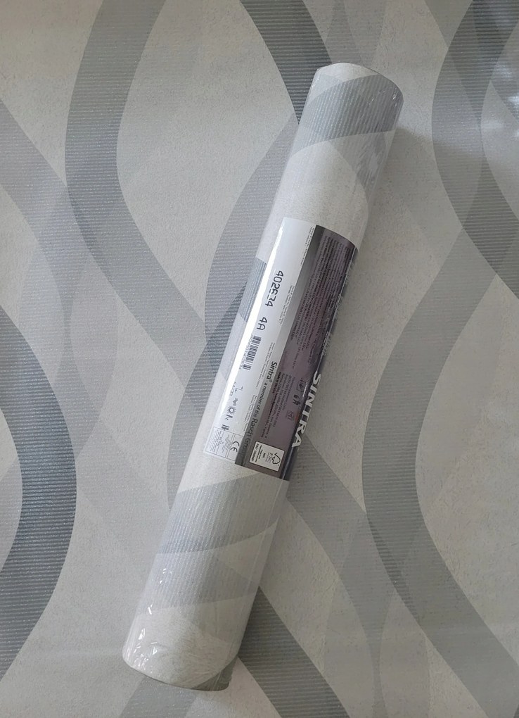 Tapéta Geometriai Minta Hullámok Vinil Flizelin