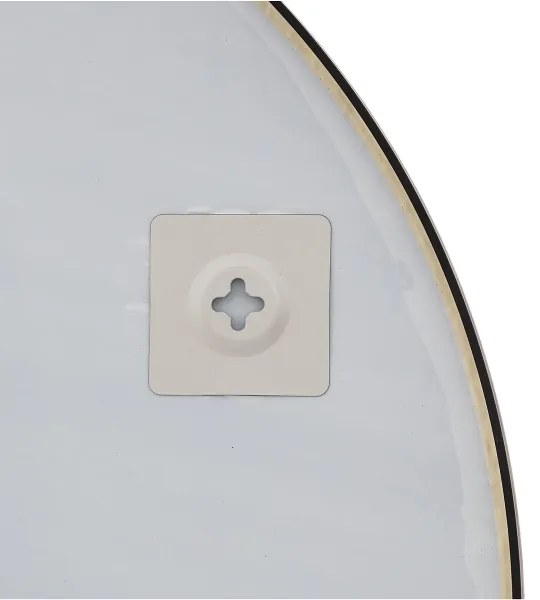 Atmosphera - Fali tükör ALICE, 70 cm átmérő, fekete