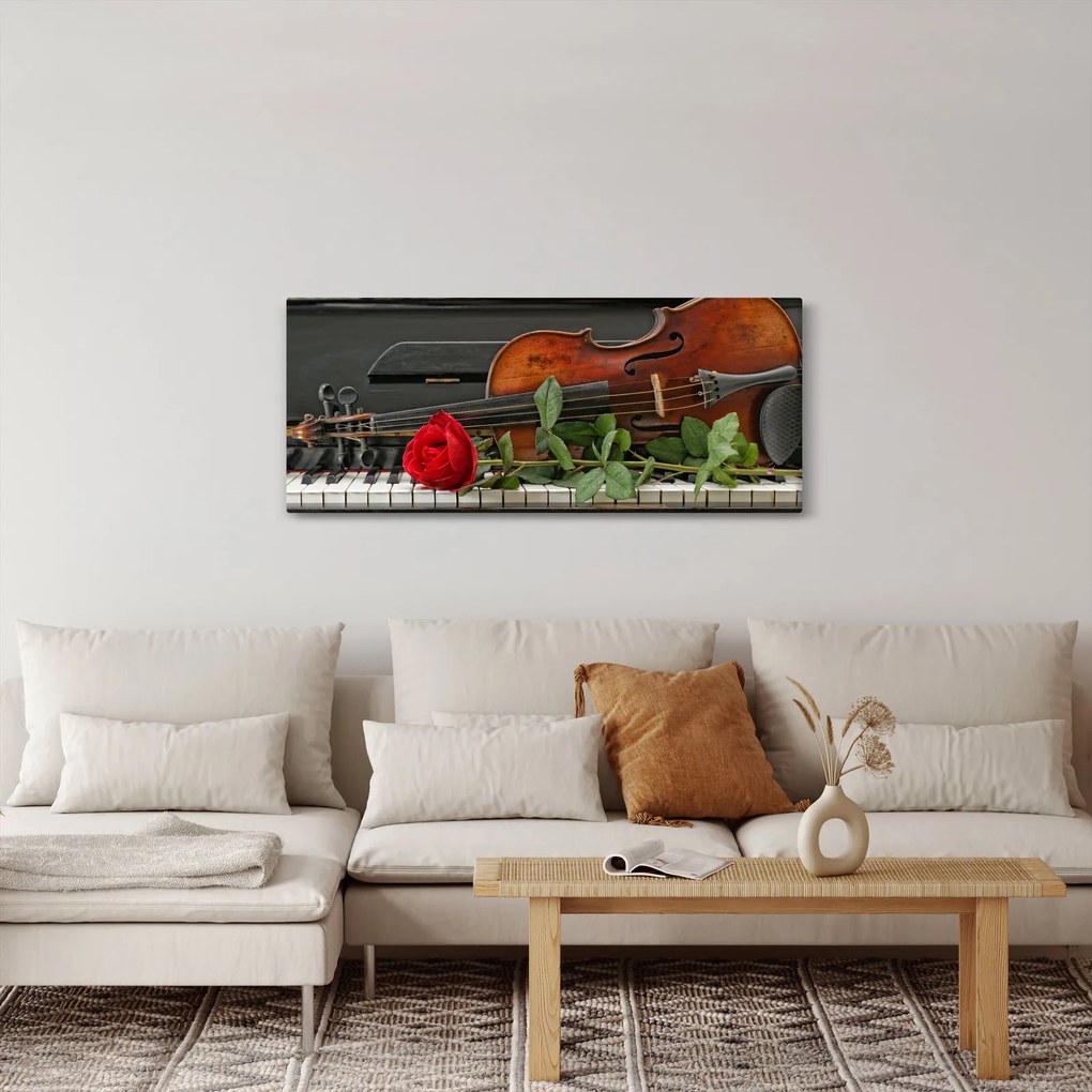 Kép - A zenész emléke (120x50 cm)