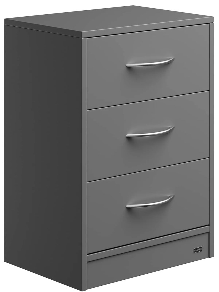 ELOISE éjjeliszekrény világítással, 54x39x28cm, antracit Casaria