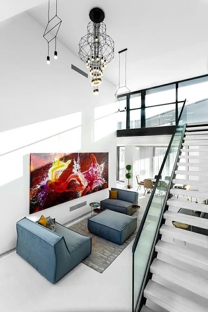 KING HOME JD0032-43P FLUSSO Modern Led Függesztett Lámpa Fekete G9 IP20