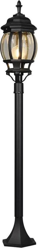 TRIO 406960132 Klasszikus Kültéri Állólámpa Fekete E27 IP44