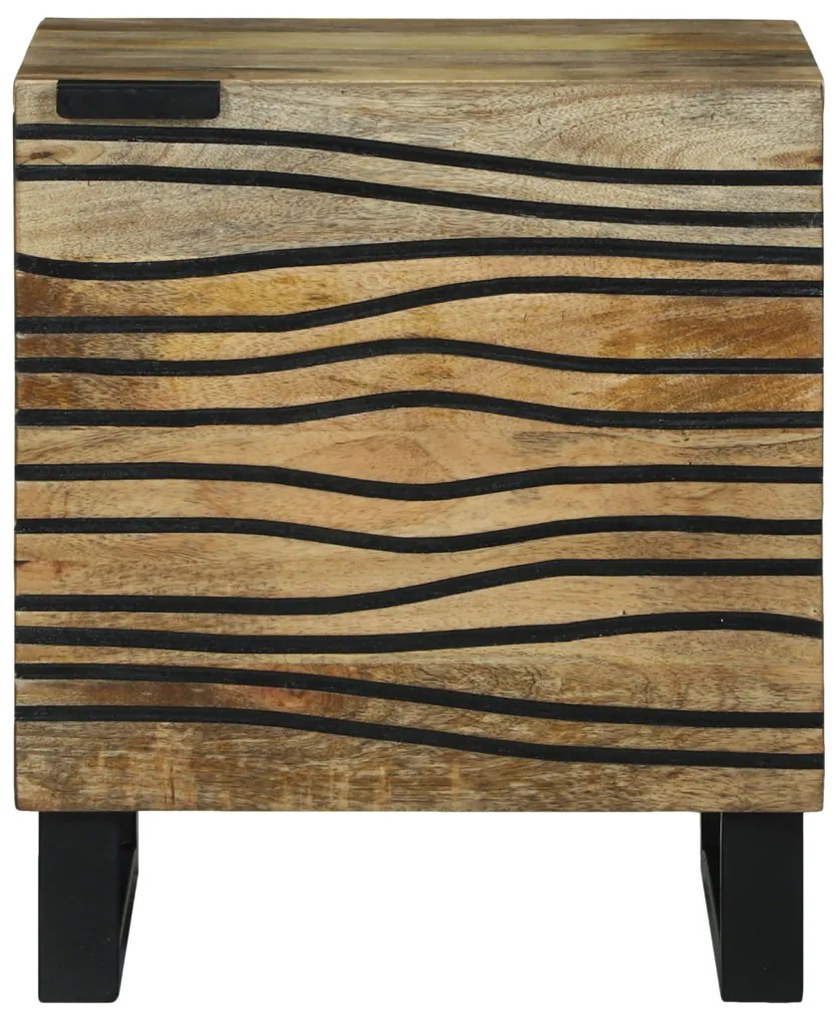 Éjjeli szekrények - 2 db, 40x33,5x46 cm, tömör mangófából